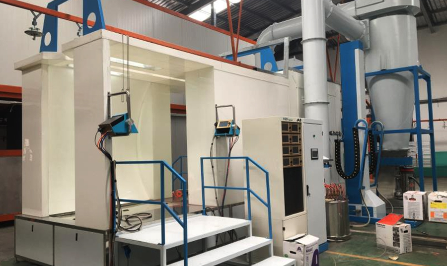 Automatic spraying line 